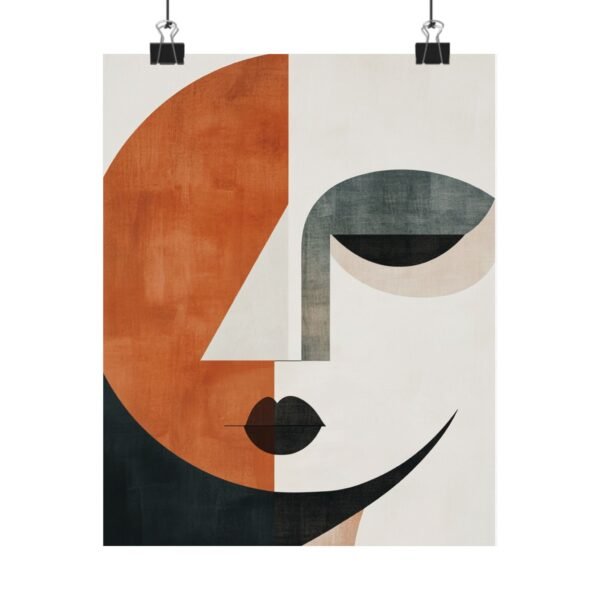 Curve of Thought Abstract Art (Poster)